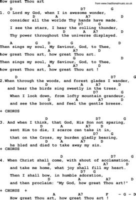 How Great Thou Art Chords Key of G: Exploring the Timeless Hymn and Its Musical Nuances