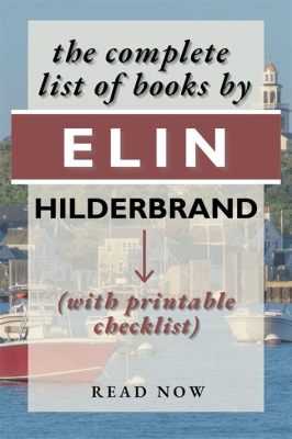 What Order to Read Elin Hildebrandt Books: A Detailed Discussion